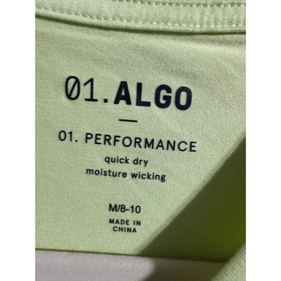 01. Algo Boys Quick Dry Performance Long Sleeve Size M 8/10 NWOT - Picture 3 of 5